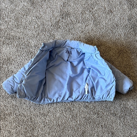 Zara Light Blue Puffer Jacket for Kids - Picture 7 of 7